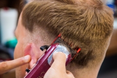 Clipping the hair before the perfect fade